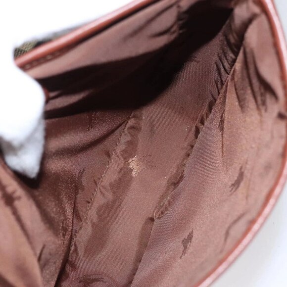 Burberrys Nova Check Shoulder Bag PVC Leather Beige Auth 110021 - Picture 10 of 16